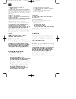 Preview for 8 page of EINHELL CH 2000 Operating Instructions Manual