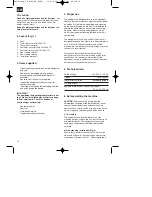 Preview for 12 page of EINHELL CH 2000 Operating Instructions Manual