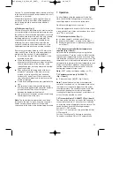 Preview for 13 page of EINHELL CH 2000 Operating Instructions Manual