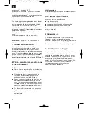 Preview for 20 page of EINHELL CH 2000 Operating Instructions Manual