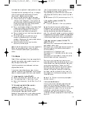 Preview for 31 page of EINHELL CH 2000 Operating Instructions Manual