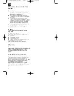 Preview for 32 page of EINHELL CH 2000 Operating Instructions Manual