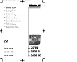 EINHELL CH 2750 Operating Instructions Manual предпросмотр