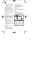 Предварительный просмотр 8 страницы EINHELL CL 7-64 RC Operating Instructions Manual