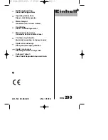 EINHELL DHG 200 Operating Instructions Manual preview