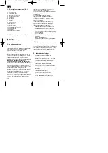 Preview for 30 page of EINHELL DKS 405/1 E Operating Instructions Manual