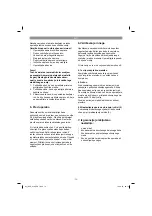 Preview for 73 page of EINHELL DSS 312 Operating Instructions Manual