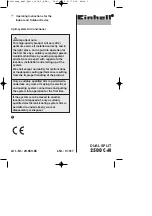 EINHELL DUAL SPLIT 2500 C+H Operating Instructions Manual предпросмотр