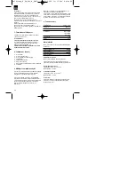 Preview for 46 page of EINHELL E-SB 800 E Operating Instructions Manual