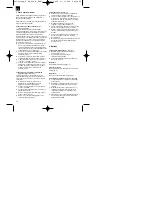 Preview for 62 page of EINHELL E-SB 800 E Operating Instructions Manual