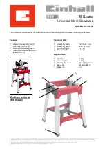 Preview for 1 page of EINHELL E-Stand Original Operating Instructions