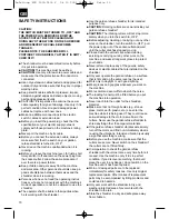 Preview for 10 page of EINHELL ECH 2000-F Operating Instructions Manual