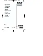 Preview for 1 page of EINHELL ELS 2000 Operating Instructions Manual