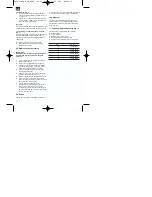 Preview for 12 page of EINHELL ELS 2000 Operating Instructions Manual