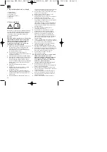 Preview for 50 page of EINHELL ERT 250/1 Directions For Use Manual