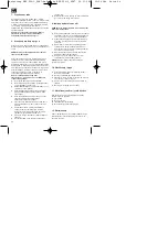 Preview for 56 page of EINHELL ERT 250/1 Directions For Use Manual