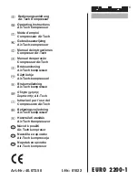 EINHELL EURO 2200-1 Operating Instructions Manual preview