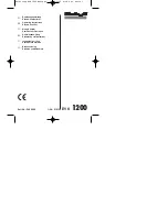 Preview for 1 page of EINHELL EVK 1200 Operating Instructions Manual