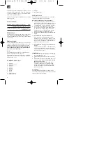 Preview for 8 page of EINHELL FH 70 Operating Instructions Manual