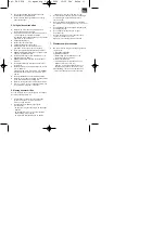 Предварительный просмотр 11 страницы EINHELL FSG 518 Operating Instructions Manual