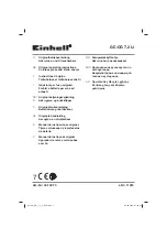 EINHELL GC-CG 7,2 Li Original Operating Instructions предпросмотр