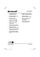 Предварительный просмотр 1 страницы EINHELL GC-CS 85 F Original Operating Instructions