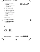 EINHELL GC-EL 2600 E Original Operating Instructions preview