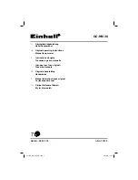 EINHELL GC-HM 30 Original Operating Instructions preview