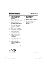 Предварительный просмотр 1 страницы EINHELL GC-SA 1231/1 Original Operating Instructions