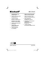 EINHELL GE-CL 36 Li E Original Operating Instructions preview