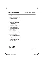 EINHELL GE-CM 36/47 S HW Li Original Operating Instructions preview