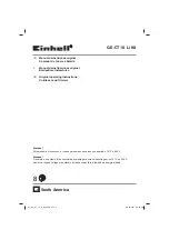 Preview for 1 page of EINHELL GE-CT 18 Li Kit Original Operating Instructions