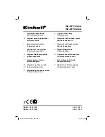 Предварительный просмотр 1 страницы EINHELL GE-DP 5220 LL Original Operating Instructions