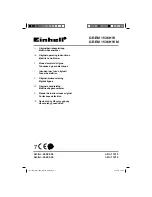 EINHELL GE-EM 1536 HW M Original Operating Instructions preview