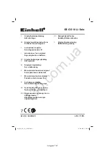 Preview for 2 page of EINHELL GE-GS 18 Li-Solo Instruction Manual