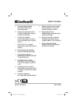 Preview for 1 page of EINHELL GE-PP 18 RB Li Original Operating Instructions