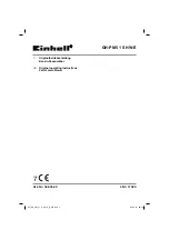 EINHELL GH-PM 51 S HW-E Operating Instructions Manual preview