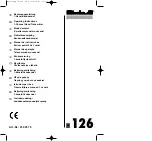 Preview for 1 page of EINHELL H126 Operating Instructions