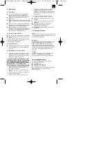 Preview for 9 page of EINHELL Herkules DS 405/1E Operating Instructions Manual