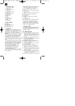 Preview for 10 page of EINHELL Herkules DS 405/1E Operating Instructions Manual