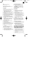 Preview for 47 page of EINHELL Herkules DS 405/1E Operating Instructions Manual