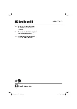 Preview for 1 page of EINHELL HEROCCO Original Operating Instructions