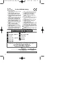 Предварительный просмотр 38 страницы EINHELL HGG 110 Niro Operating Manual