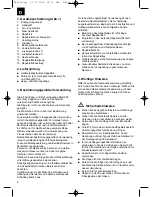 Preview for 6 page of EINHELL KGS 205 Operating Instructions Manual