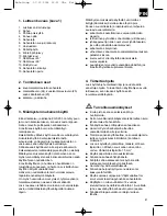 Preview for 41 page of EINHELL KGS 205 Operating Instructions Manual