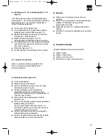 Preview for 45 page of EINHELL KGS 205 Operating Instructions Manual