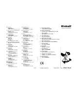 Preview for 1 page of EINHELL KGS 210/2 Profi Operating Instructions Manual