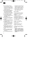 Preview for 10 page of EINHELL LE-HP 2000 Operating Instructions Manual