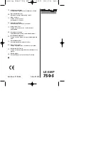 EINHELL LE-SMP 750-S Operating Instructions Manual предпросмотр