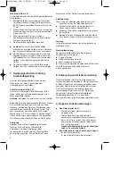 Preview for 8 page of EINHELL LEF 10 Operating Instructions Manual